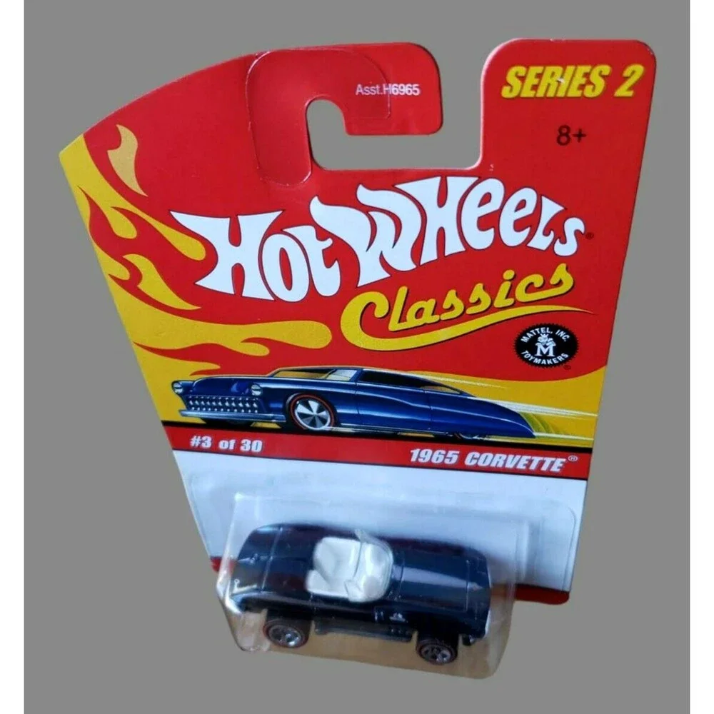 2006 Hot Wheels 1965 CORVETTE Spectraflame Dark Blue CLASSICS SERIES 2 REDLINE